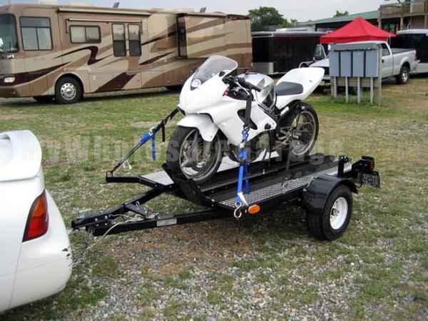 Folding Stand FOLD FOLDING Up Dual-Bike 4x6 Motorcycle Trailer Kit