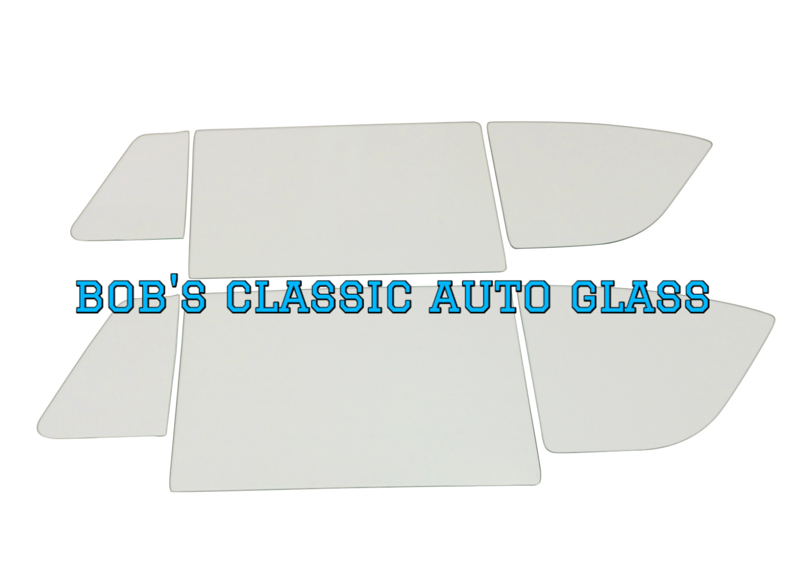 thumbnail image 2 of Ford Pickup Truck Vent Glass Set – 1953–1955 – Clear Glass, Left & Right Rear Doors – ACC Brand 2 of 2