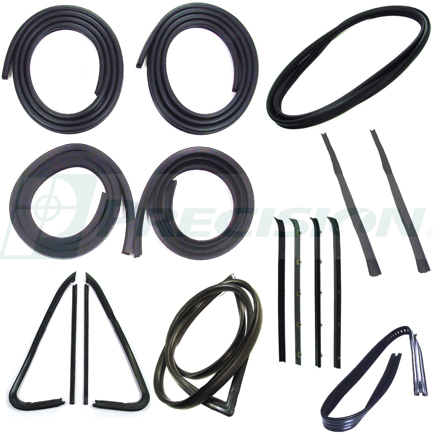 1973 1977 Chevrolet GMC Pickup Truck Glass Weatherstrip Kit Chevy