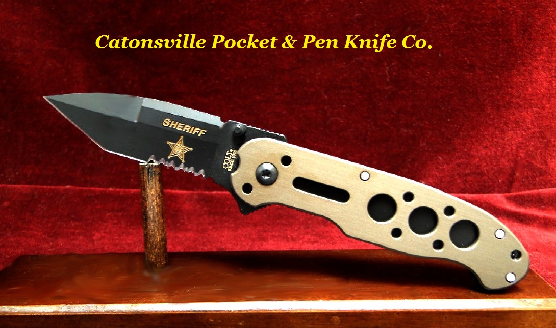 Catonsville Pocket And Pen Knife Co Colt Germany 45 Sheriff