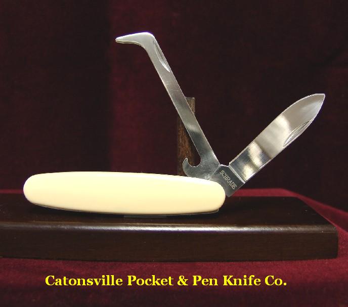 Catonsville Pocket & Pen Knife Co. CP&PK Schrade Equestrian 2Bl Hoof