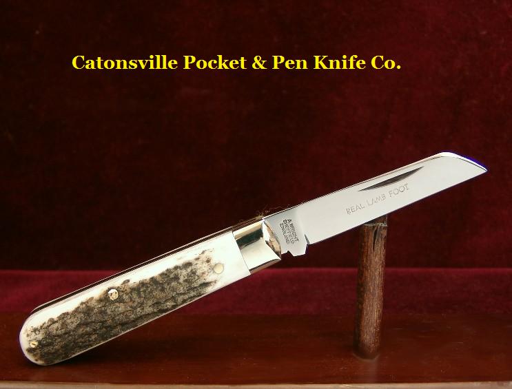 Catonsville Pocket & Pen Knife Co. A Wright, England Scottish Stag