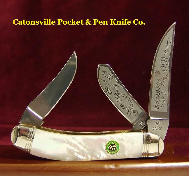 Catonsville Pocket & Pen Knife Co. Hen & Rooster, Germany MOP Sow