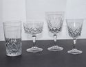 Set of 16 HIGH PING Crystal Tumblers, Water & Wine