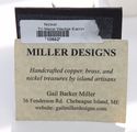 Miller Designs Artisan Hand Hammered Copper Brass 