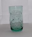 BLENKO Pinched Art Glass Tumblers Sea Glass Green 