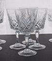 Set of 16 HIGH PING Crystal Tumblers, Water & Wine