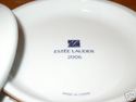 Estee Lauder TRINKET KEEPSAKE DISH White with gold