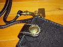 COACH Dark Brown CC logo with Bronze Leather Ipod 