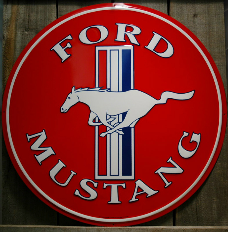 Ford mustang metal signs #7