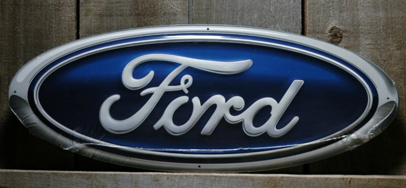 Large metal ford signs #8