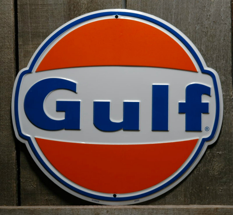 GULF GASOLINE AND OIL LOGO 1960's 12