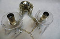 DAZZLING Lucite Crystal  Wall Sconce Light Lamp Fa