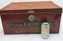 Primitive Antique Tea Storage Shop Tin Box Origina