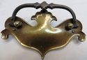 Gorgeous Chippendale Antique Brass Drawer Pull Vin