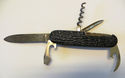 Vintage VTG Stag Horn Handle Folding Pocket Knife 