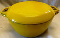 Fantastic COPCO Denmark Yellow Cast Iron Dutch Ove