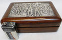 Stunning Vintage Dutch Silver Art Lidded Box Repou