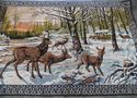 Huge Vintage Tapestry Goblin Deer Hunting Country 