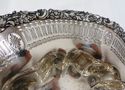 Stunning Antique Silver Fruit Potpourri Bowl Cente