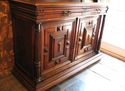 Monumental  Belgium Antique Cupboard Breakfront Ca