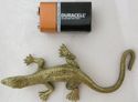 Antique Vintage Brass Lizard Gecko Salamander Pape