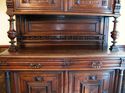 Monumental  Belgium Antique Cupboard Breakfront Ca