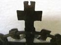 Antique Holy Water Font Catholic Bronzed Religious