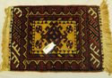 Great Small Vintage Pakistan Rug Hand Woven Appren