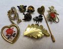 Excellent Lot Fine Estate Jewelry Art Costume Broo