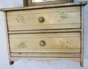 Primitive Antique Childs Toy Dresser Wood Painted 