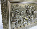 Great Ornate Antique Dutch Silver Art Frame Repous