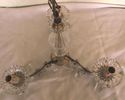 Gorgeous Antique Chandelier 3 Arm Ceiling Lamp Cry