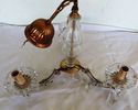 Gorgeous Antique Chandelier 3 Arm Ceiling Lamp Cry