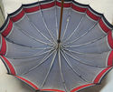 Shabby Vintage Lady's Umbrella Parasol Wood & Luci