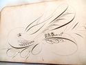 Adorable 1879 Antique Sadie Harper Autograph Book 