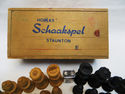 Complete Vintage Homas Staunton Chess Set Excellen