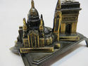 Gorgeous Antique French Inkwell w Paris Arch De Tr