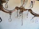 Gorgeous Antique Chandelier 3 Arm Ceiling Lamp Cry