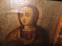 Gorgeous Old Religious Art Painting Holy Virgin Ma