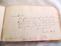 Adorable 1879 Antique Sadie Harper Autograph Book 