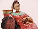 Gorgeous Real Antique Signed Chinese Ceramic Statu