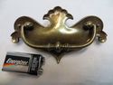 Gorgeous Chippendale Antique Brass Drawer Pull Vin