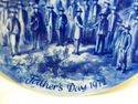 Genuine Flow Blue China Plate German Porcelain Ber