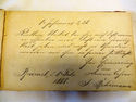 Antique Victorian Autograph Book Vintage Album Wri