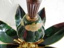 Gorgeous Enamel Painted Art Deco Lotus Flower Ciga