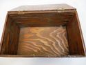 Vintage Primitive Box Storage Tiger Wood Veneer Tr