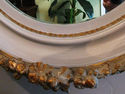 Antique Victorian Shabby Large Gesso Gilded Wood O