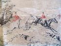 Gorgeous Romantic Old Tapestry Goblin Hunting Scen