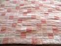 Unfinished Vintage Primitive Quilt Pink Block Squi